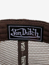 Trucker Hat in Dark Taupe