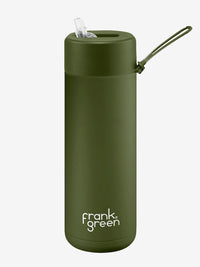 20oz Ceramic Reusable Bottle Khaki