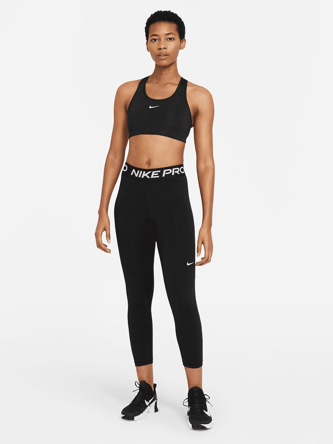 Pro 365 Mid-Rise Cropped Mesh Panel Leggings