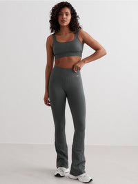 Sage Ribbed Seamless Bra