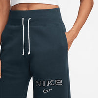 Nike W NSW Phnx Flc Hr Logo Pnt Wde - Armory Navy