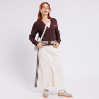 Cotton Twill Midi Skirt