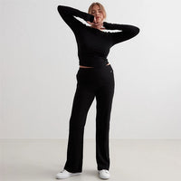 Ease Ribbed Long Sleeve Top