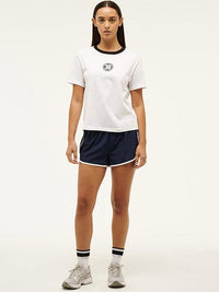 Sportive Short Sleeve Tee In Optic White