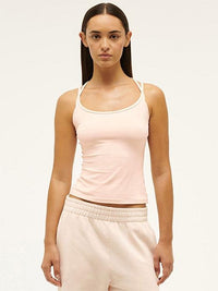 Foundation Tank In Blush & Optic White