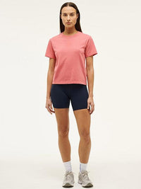 Sportive Short Sleeve Tee In Poppy Red