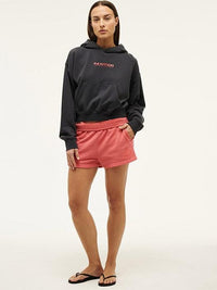 Transition Hoodie In Washed Ebony