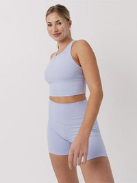 Mellow Longline Bra in Bluebell