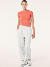 Eastside Trackpant In Light Grey Marle