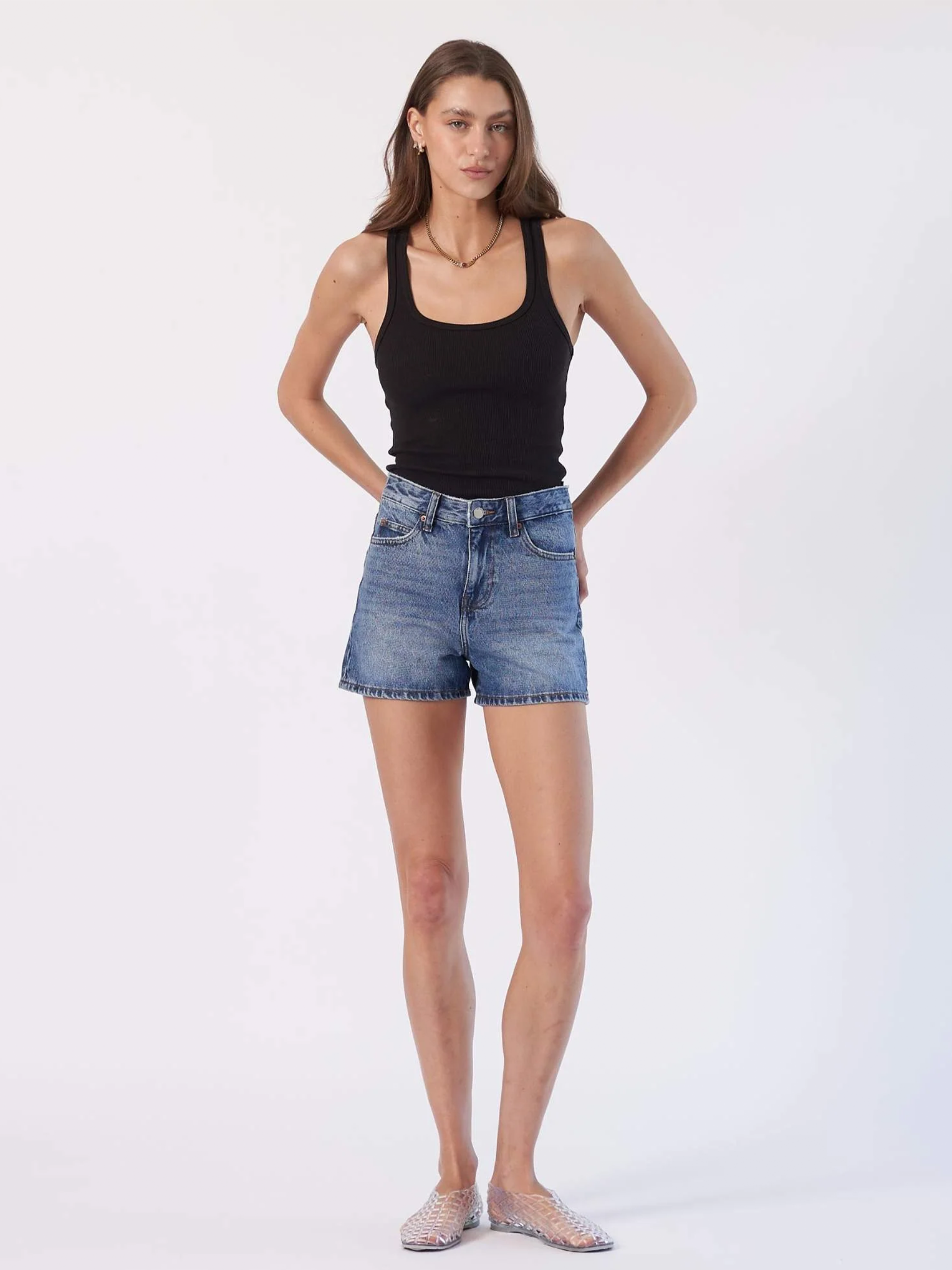Nora Shorts in Stream Mid Used