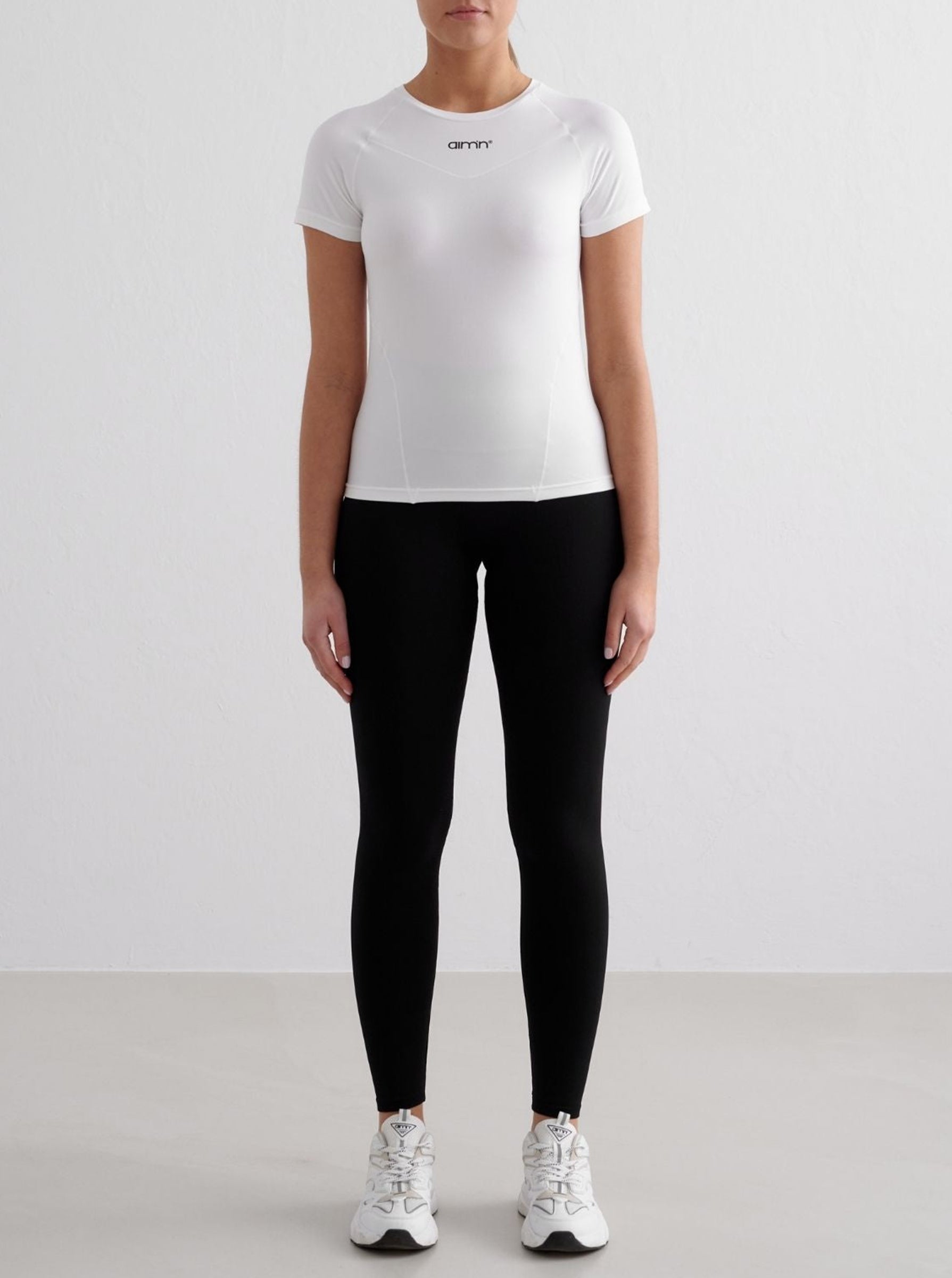 White Soft Basic Short Sleeve Top