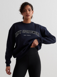 Navy Varsity Sweat