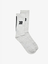 Medley Sock in Grey Marle