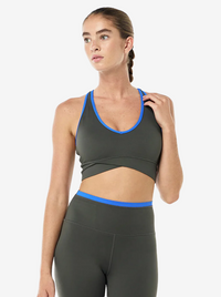 Vita Bra in Gunmetal & Royal Blue