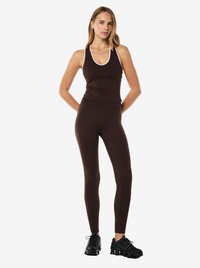 Renewal Tank in Espresso & Chalk Pink