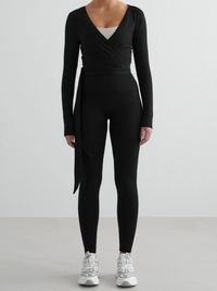 Shape Seamless Wrap Long Sleeve