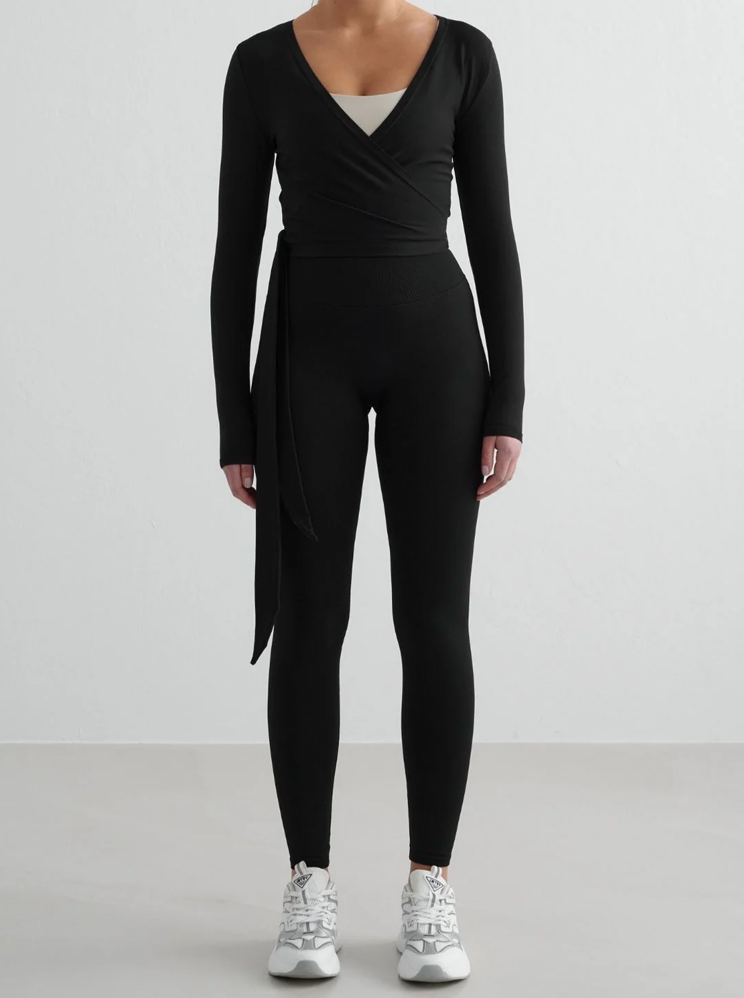 Shape Seamless Wrap Long Sleeve