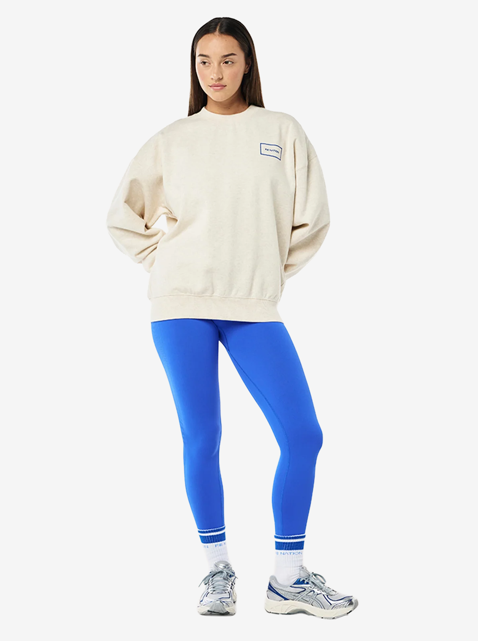 Kite Sweat in Oat Marle