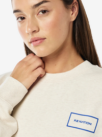 Kite Sweat in Oat Marle