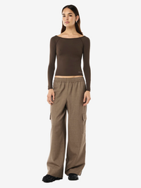 Aura Long Sleeve in Espresso
