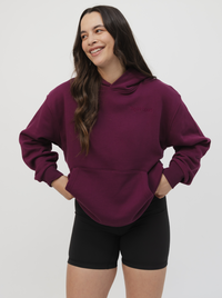 Heritage Hoodie in Mulberry