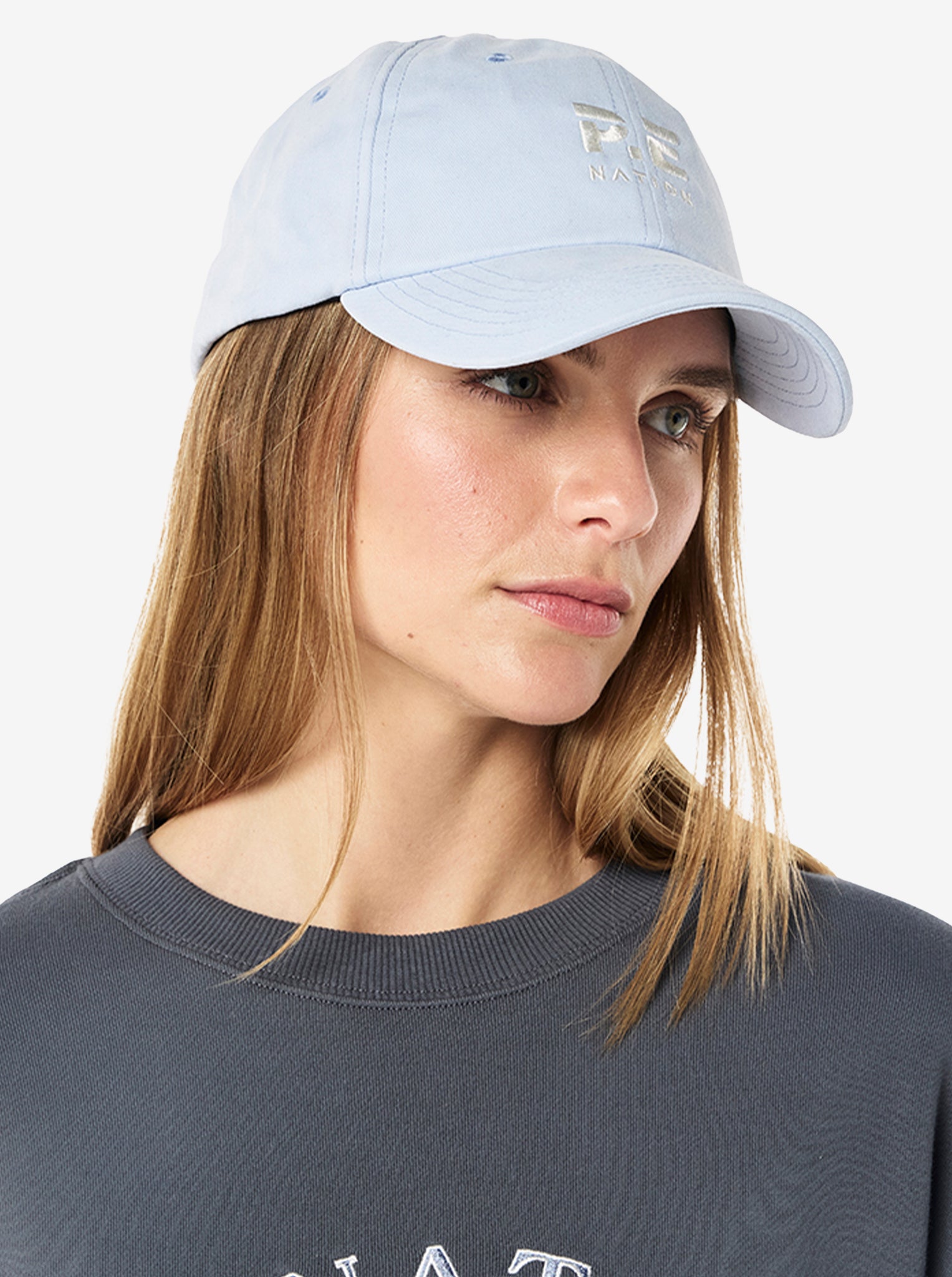 Heads Up Cap in Heather Blue