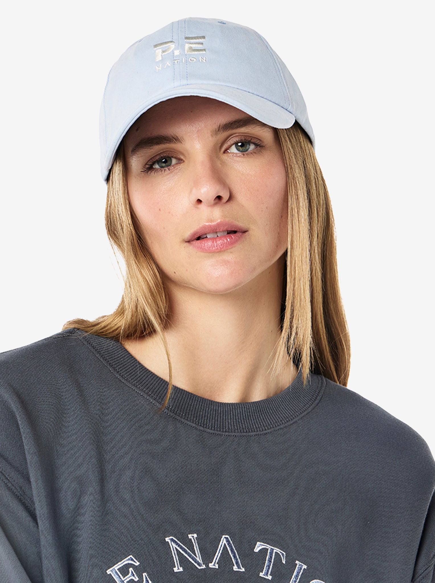 Heads Up Cap in Heather Blue