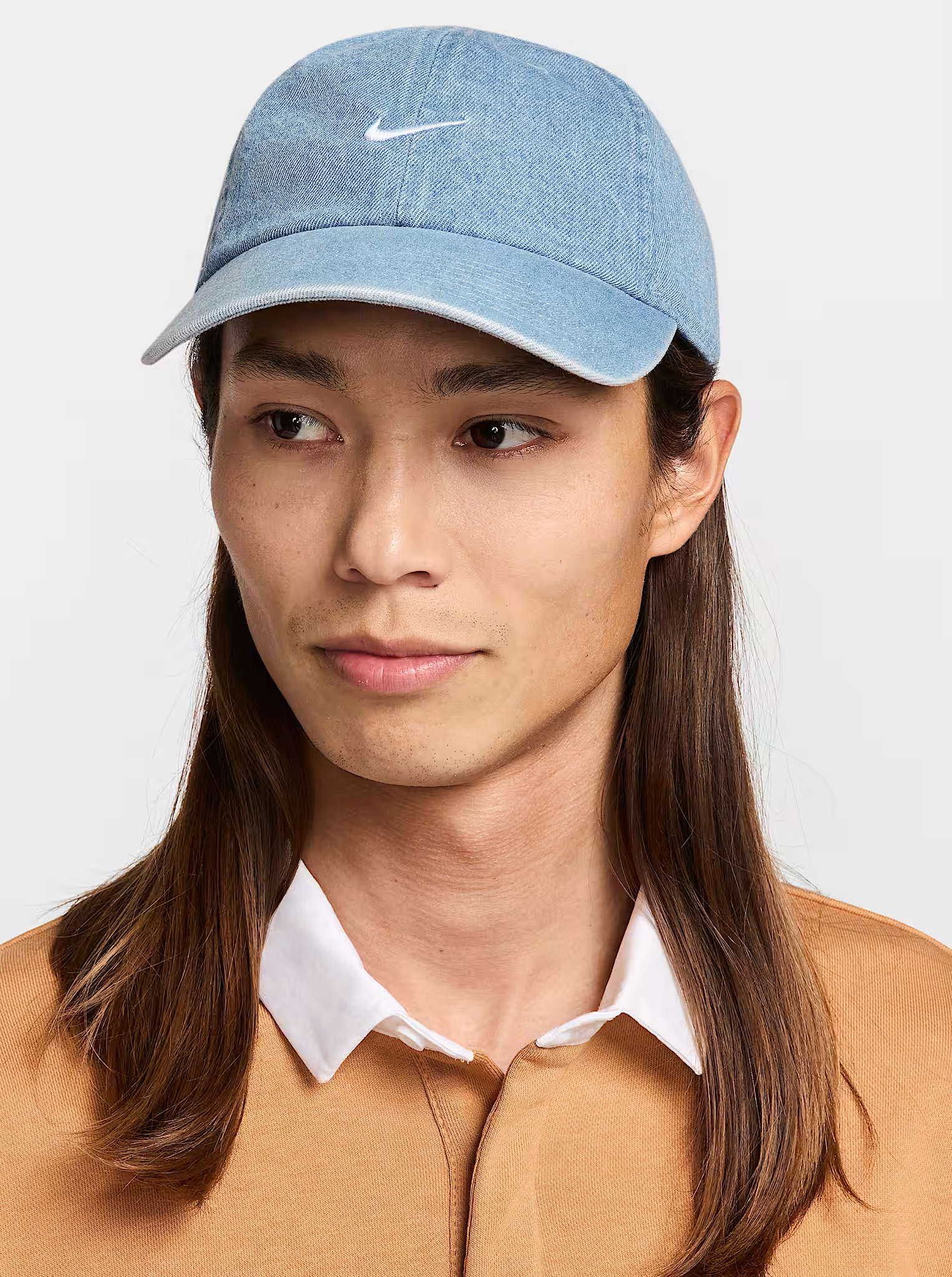 Unstructured Denim Cap