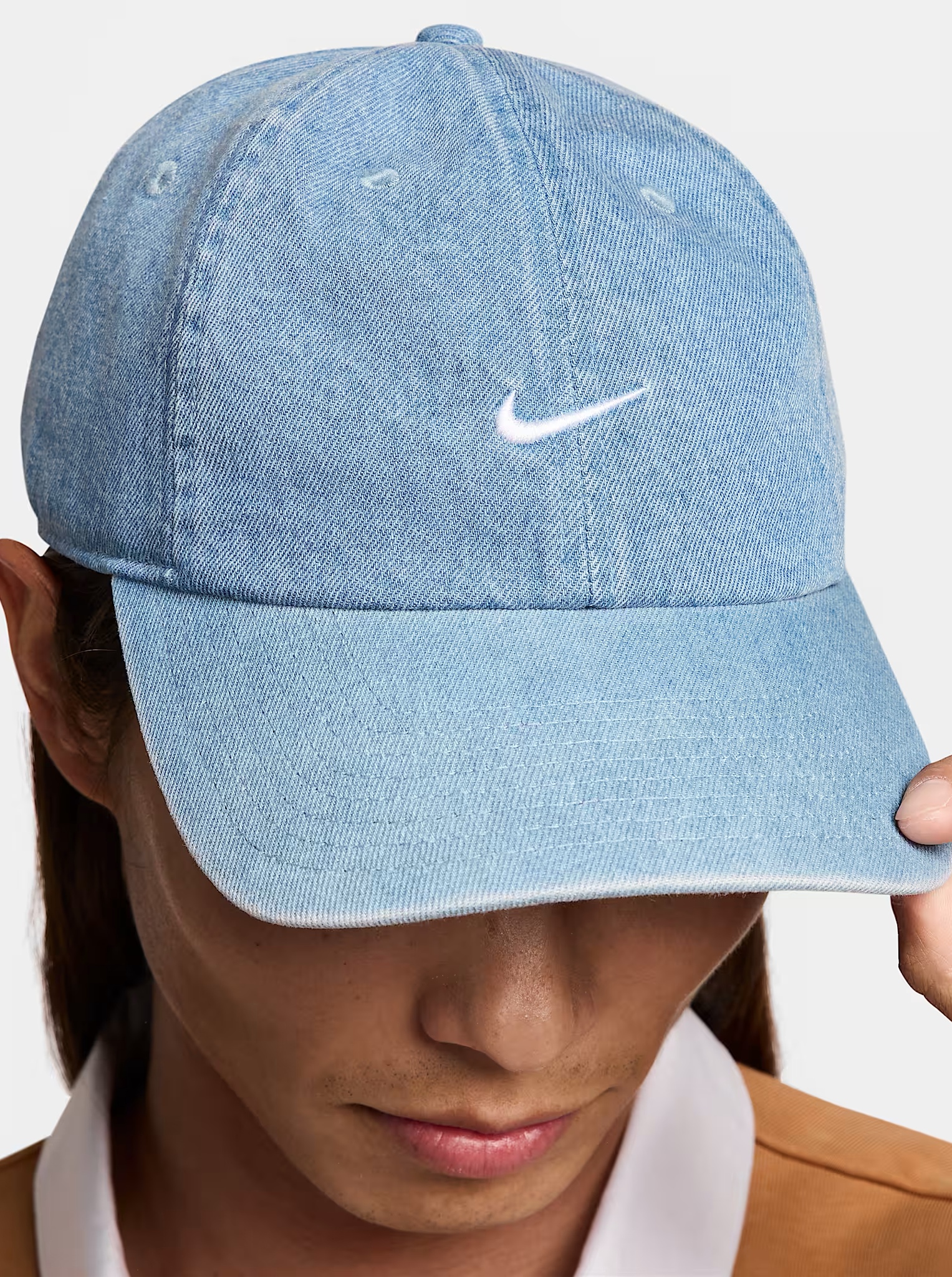 Unstructured Denim Cap