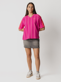 3 Stripes Denim Mini Skirt