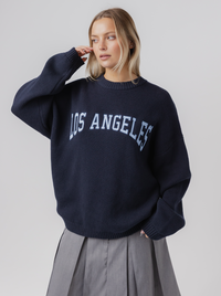Varsity Applique Knit