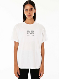 Heads Up Short Sleeve Tee In Optic White