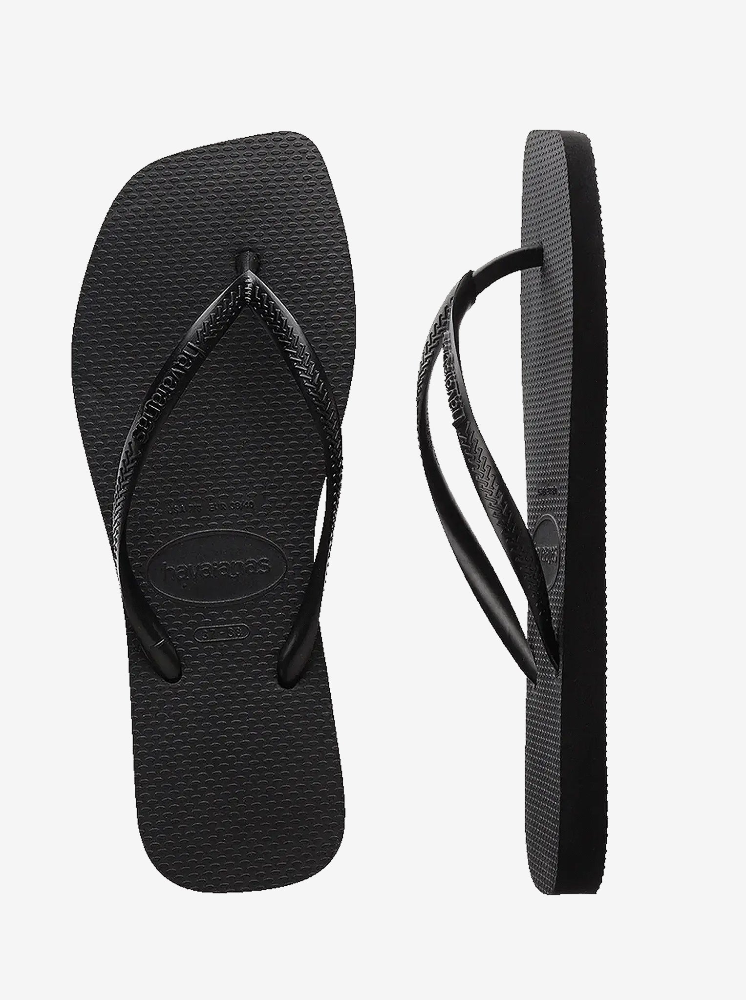 Slim Square Flip Flops Womens