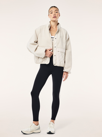 Technique Quilt Jacket in Cloud