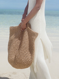 Round Straw Bag