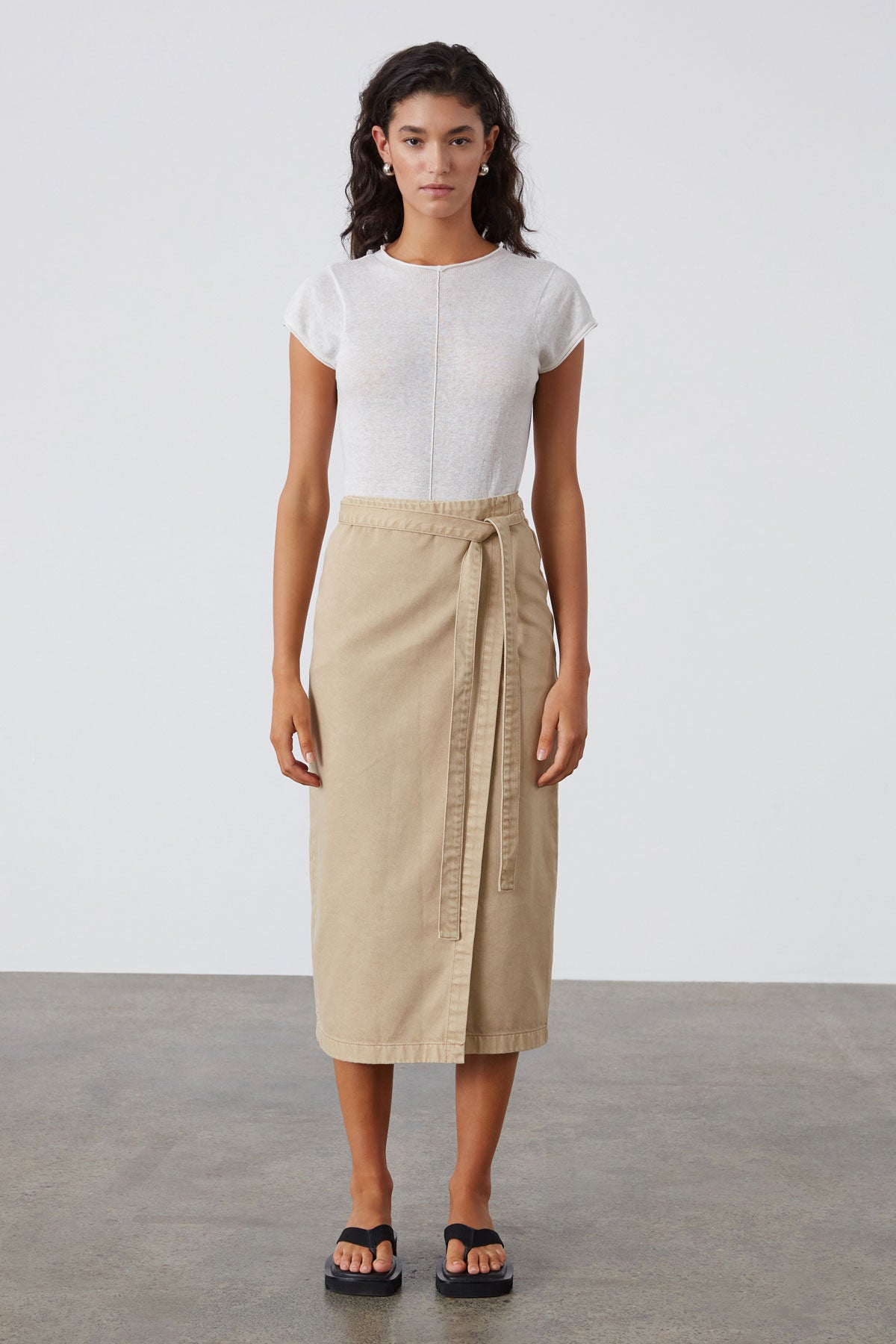 Shea Cotton Blend Knit Top