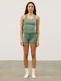 Stripe Rib Racer Back Tank