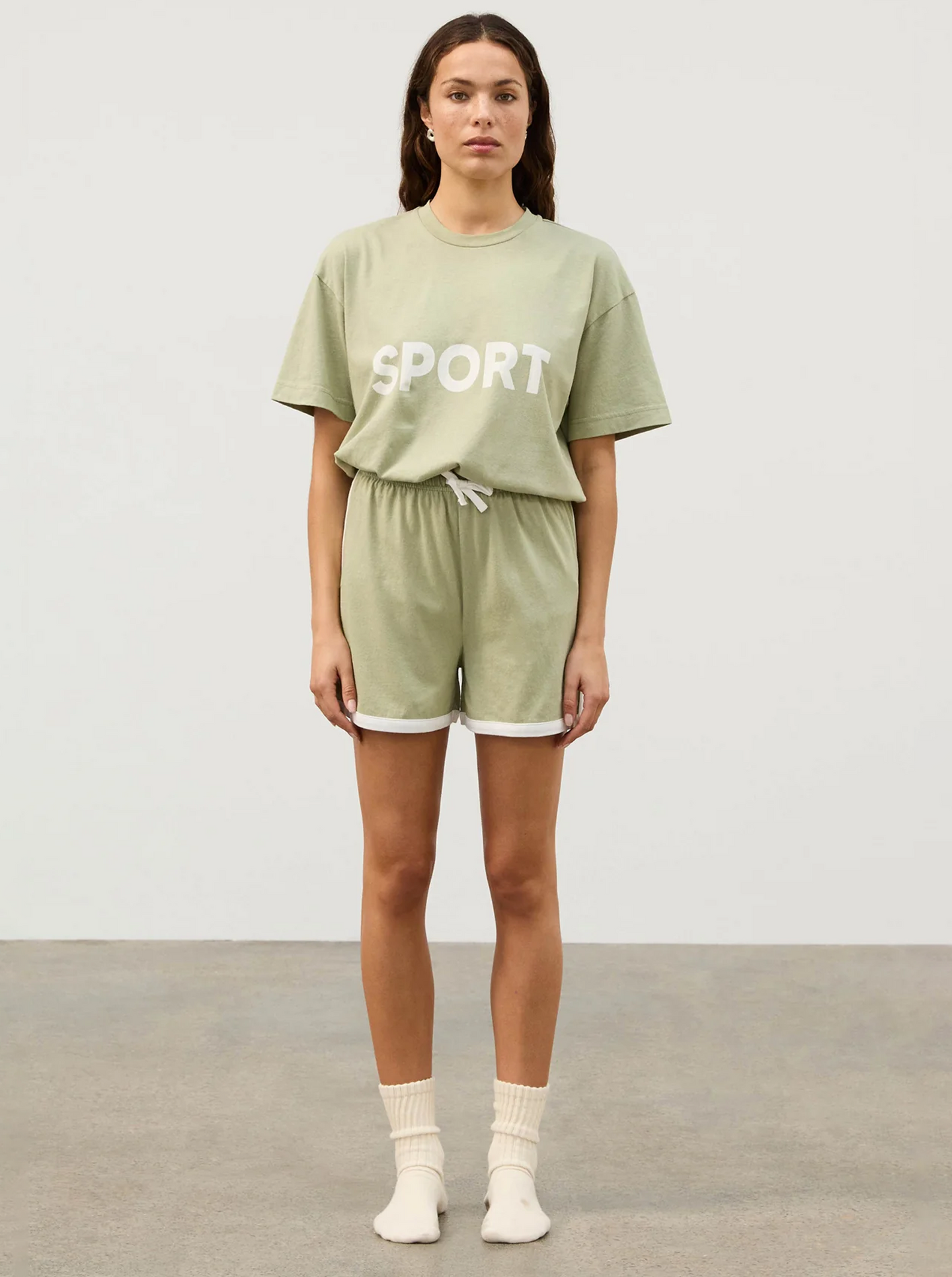 Organic Cotton Blend Sport Short