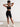 Black Ribbed Seamless Biker Shorts