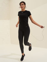 Black Soft Basic Short Sleeve