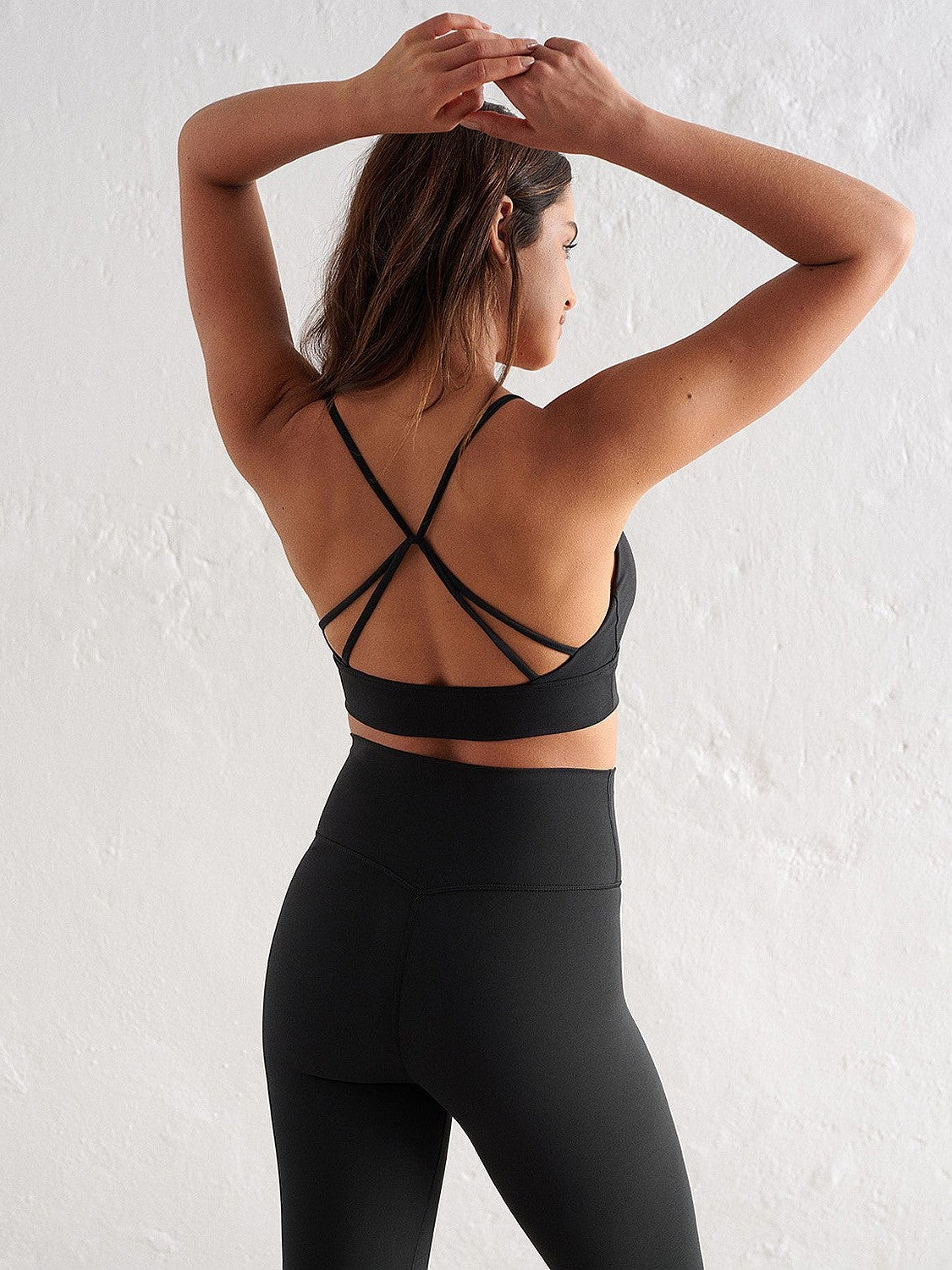 Black Sense Strap Bra