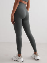 Sage Ribbed Seamless Tights