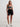 Black Sense Midi Biker Shorts