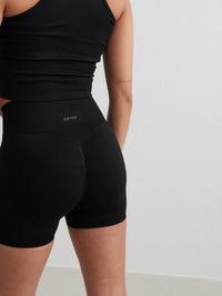 Black Shape Seamless Hotpants