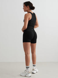 Black Shape Seamless Hotpants