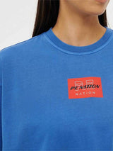 Trifecta Tee In Electric Blue