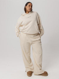 Wide Leg Sweats in Vanilla