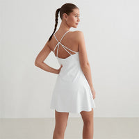 Aim'n W Sense Strap Dress - White