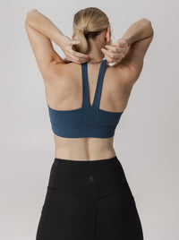 Elevate Bra in Steele Blue