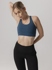 Elevate Bra in Steele Blue